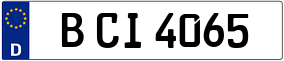 Truck License Plate